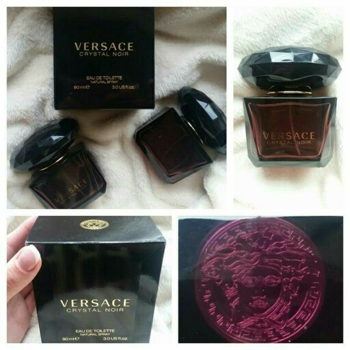 ادکلن ادوپرفیوم زنانه ورساچه( کریستال نویر) مشکی 25میلVERSACE Crystal Noir شرکتی مینیاتوری جیبی 