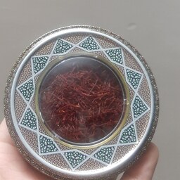 زعفران سرگل  یک مثقالی کادویی قوطی منبتی 