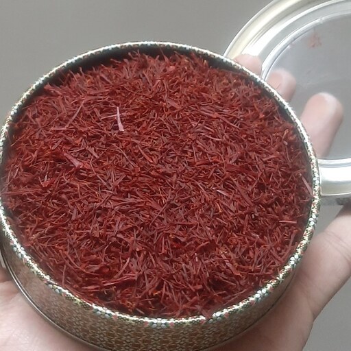 زعفران سرگل 2 مثقالی کادویی قوطی منبتی