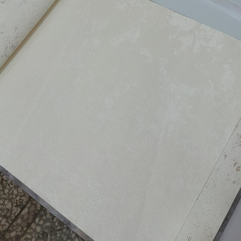 کاغذ دیواری خارجی سفید پتینه شایندار کد 6017 صددرصد قابل شستشو
