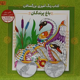 کتاب رنگ آمیزی باغ پرندگان - رنگ آمیزی بزرگسال و نوجوان - 36 صفحه خشتی