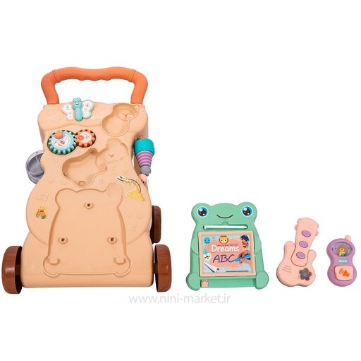  واکر موزیکال طرح قورباغه  کد 999 برند Baby Music Walker