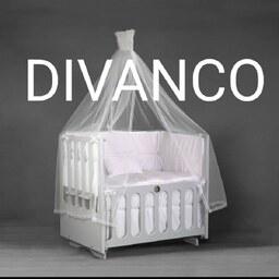 تخت  گهواره  نوزاد  کنار  مادر  چوبی  دیوانکو  Divancoo   ابعاد  90  در 60