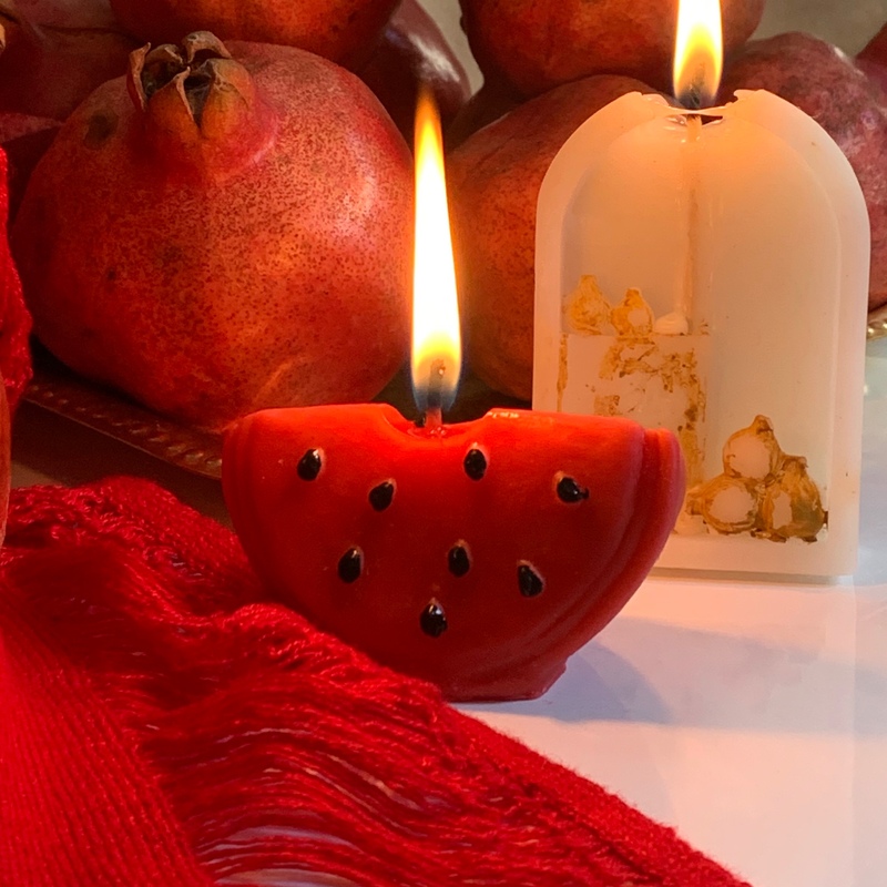 شمع هندوانه یلدا(دستساز)