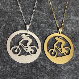 گردنبند دوچرخه سوار دخترانه گردنبند دوچرخه گردنبند ورزشی پلاک دوچرخه سواری پلاک ورزشی