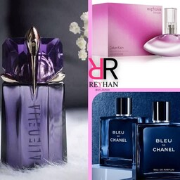  عطر پک اقتصادی زنانه  18 گرم  شامل 6 گرم الین  6 گرم بلو شنل   6 گرم ایفوریا بلوسوم 

