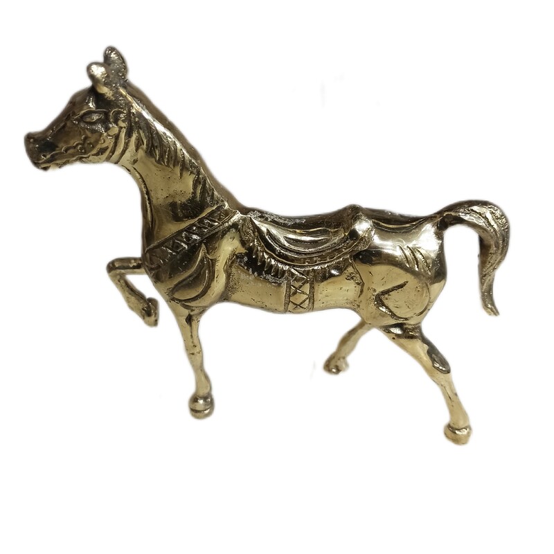 مجسمه اسب قلمکاری شده برنز  کار شیک 