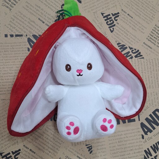 عروسک خرگوش سوپرایزی زیپی اورجینال وارداتی 30 سانتی 