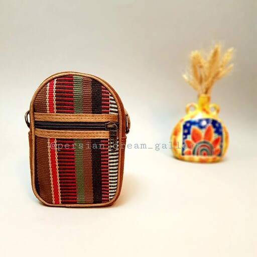 کیف دوشی سنتی، جاجیم باکیفیت، طرح خاص و شیک،کاربردی - مدل تارا