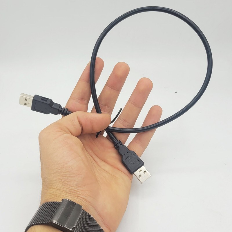 کابل لینک دوسر نری USB 0.5M مشکی        