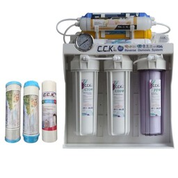 دستگاه تصفیه آب تایوانی cck سی سی کا (8 مرحله ) به همراه پ 3 عددی فیلتر