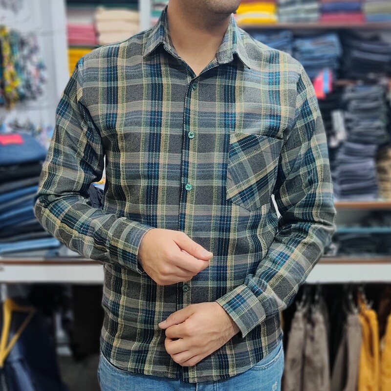 پیراهن مردانه جنس کشمیر سپاهان درجه یک در سه رنگ و چهار سایز مدیوم تا 2 ایکس (خرید از تولیدی)