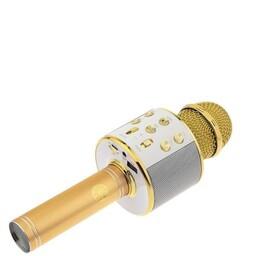 میکروفون اسپیکر طلایی رنگ باتری بزرگ اصلی