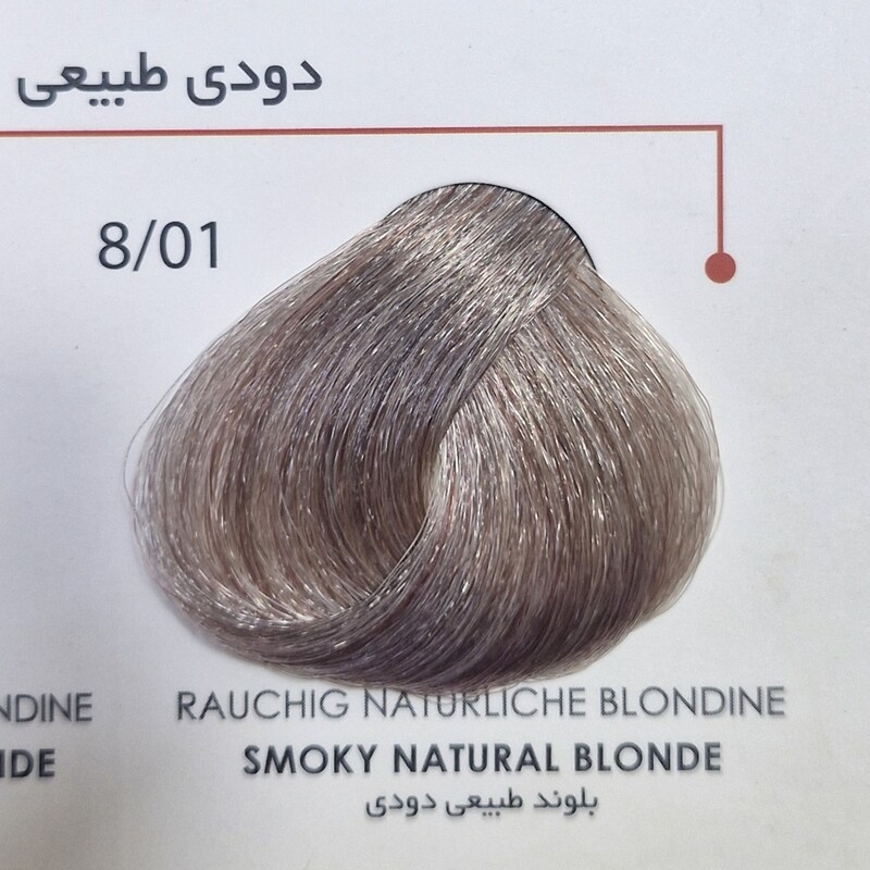 رنگ موی سری طبیعی دودی - بلوند طبیعی دودی 8.01 آیون پلکس 