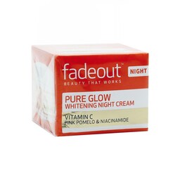 کرم روشن کننده شب ویتامین سی فید اوت Fadeout Pure Glow حجم 50 میلی لیتر