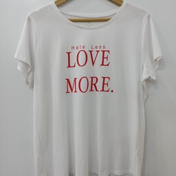 تیشرت  love more