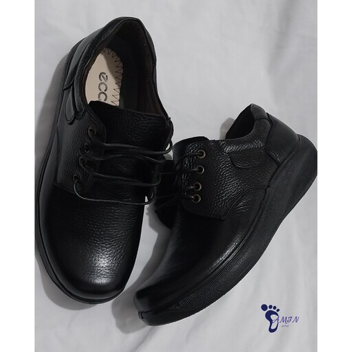 کفش مجلسی مردانه  چرم طبیعی سیاه کیفیت عالی سایز از 40تا44 زیره پی یو 
