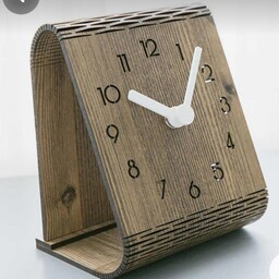 ساعت رومیزی چوبی 