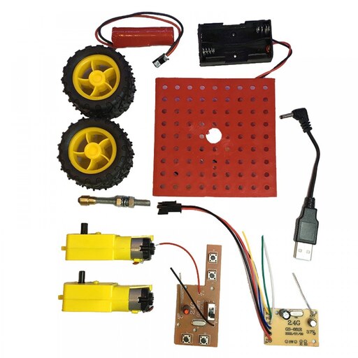 کیت رباتیک ساخت ماشین کنترل از راه دور بیسیم شارژی...