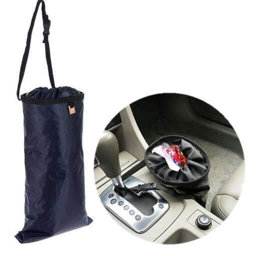 کیسه زباله ماشین، برزنتی ،دهنه قفل دار ،قابل شستشو با ماندگاری بالا ،مناسب برای تمامی خودرو ها