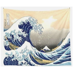 پوستر پارچه ای طرح موج عظیم کاناگاوا