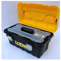 جعبه ابزار جعبه ابزارپلاستیکی جعبه ابزارتیک17اینچ قفل آهنی(هزینه ارسال به عهده مشتری می باشد)