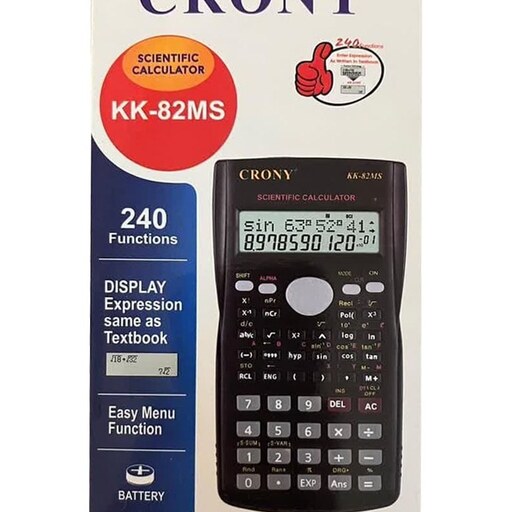 ماشین حساب مهندسی کرونی مدل kk-82MS