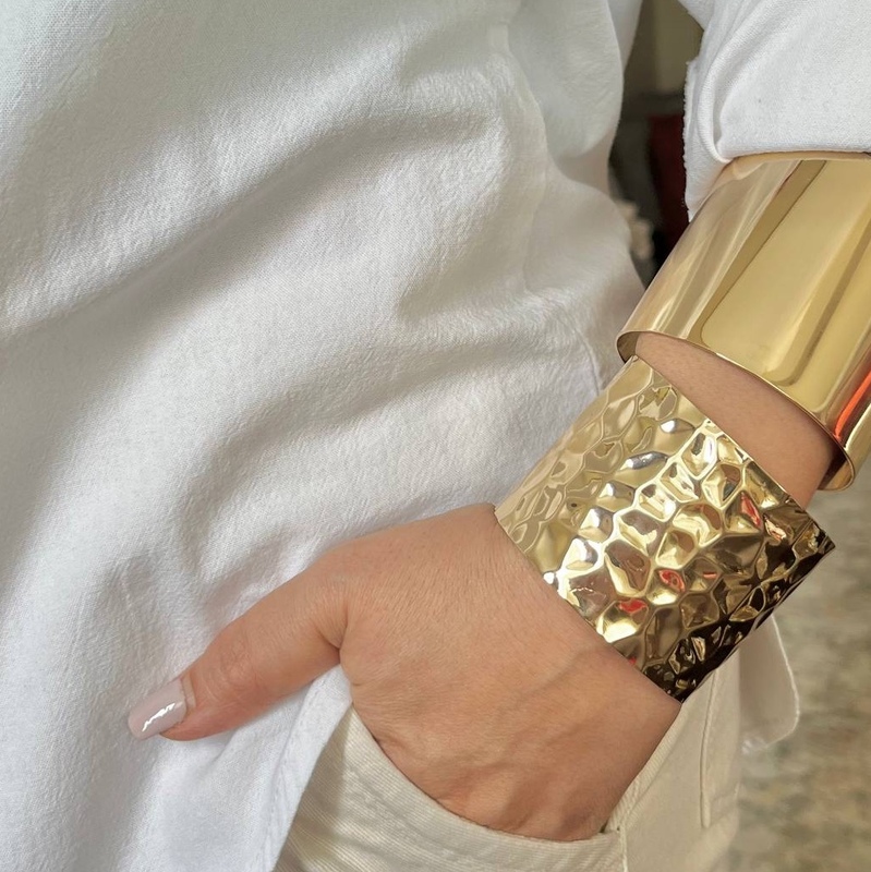 دستبند بوهو طلایی با رنگ ثابت اکسسوری گردنبند گوشواره