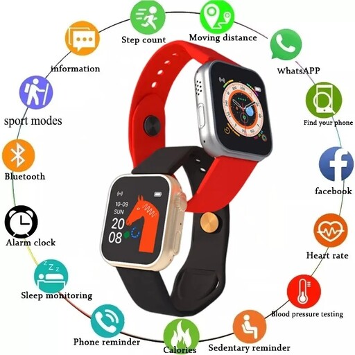 ساعت هوشمند مچ بند سلامتی مدل اپل واچ اولترا  T960 Ultra با ارسال رایگان  Smart Watch 