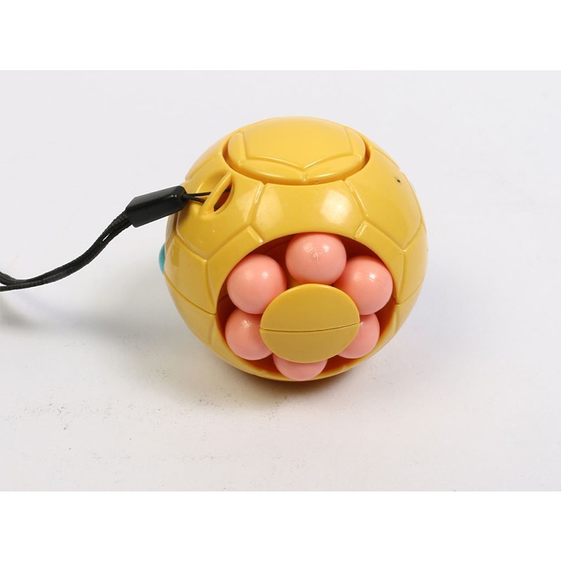 روبیک توپی فوتبالی مدل اسپینر دارای بند رنگ زرد کد vem718A
