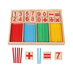 بازی آموزشی ریاضی، شمارش و اعداد مدل چوب خط کد vem722A