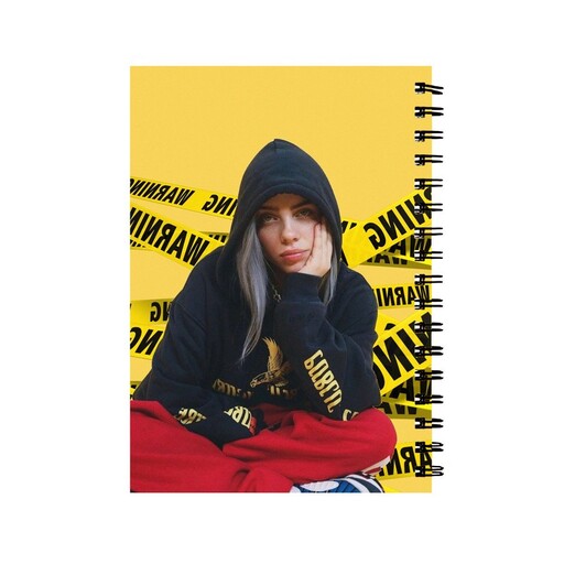 دفتر 60 برگ طرح billie eilish کد D01