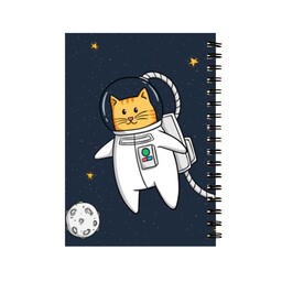 دفتر طرح گربه آدم فضایی کد D-1067