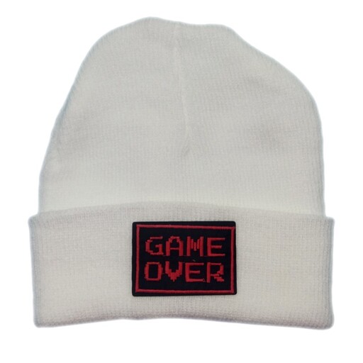کلاه بافتنی مدل Game Over کد KB-70