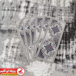 روپله ای گلیم طرح نگین فیلی سایز 80در30 سانتی متر