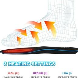 کفی کفش شارژی گرم کن پا