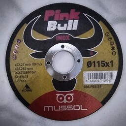صفحه برش استیل 115 پینک بل استیل بر مینی ضخامت 1میل pink bull