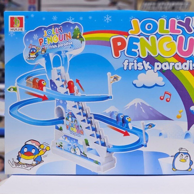 اسباب بازی پله برقی موزیکال پنگوئن با ارسال رایگان پستی 