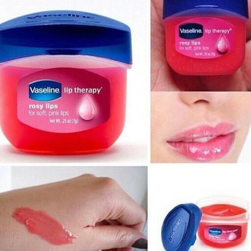 بالم لب درمانی رزی لیپ وازلین
Vaseline Lip Therapy Rosy Lips For Soft  Pink Lip