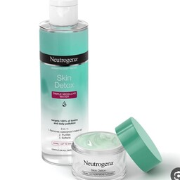 میسلار واتر اسکین  نوتروژینا (Neutrogena Skin Detox Triple Micellar Water) پاک کننده آرایش صورت، چشم و لب 