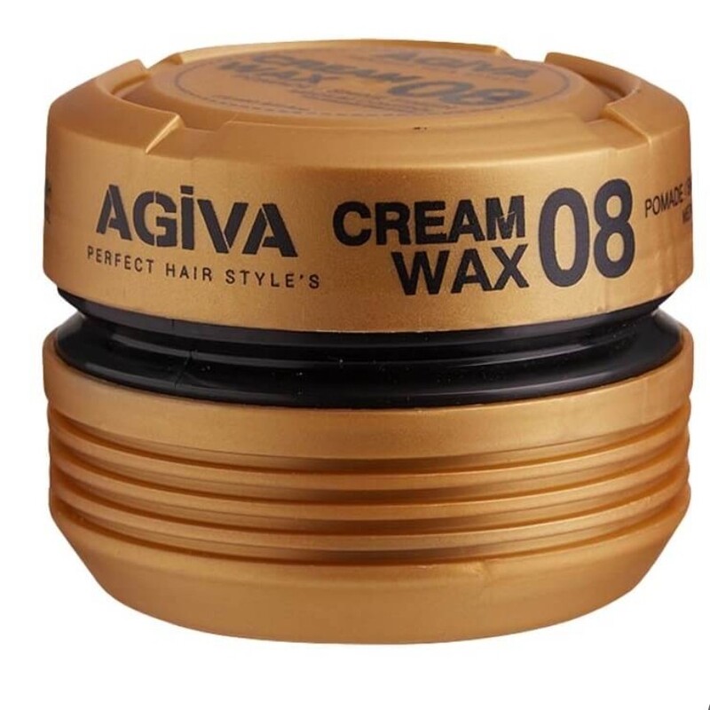 واکس مو آگیوا طلایی شماره 8 مدل styling agiva wax حجم 175 میل