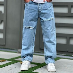 شلوار جین بگ کجراه گرم بالا  مردانه  تضمین کیفیت دوخت و پارچه 