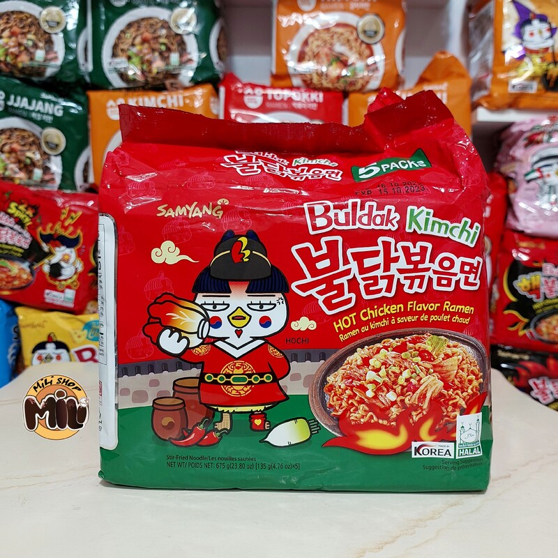 نودل کره ای سامیانگ طعم کیمچی بولداک پک 5 عددی ارسال سراسر کشور 