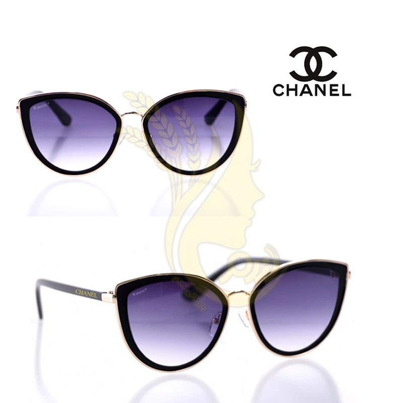 عینک آفتابی  شنل چشم گربه ای یووی 400 استاندارد(Sunglasses Chanel)