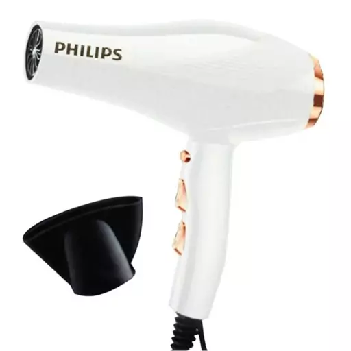 سشوآر  فیلیپس  9000 وات philips ساخت هلند سشوار فلیپس Philips hair dryer سیشوار پیلیپس براشینگ شینیون سشووار سفید 