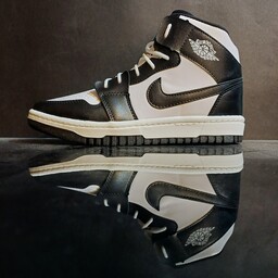 کتونی نایک ایر جردن وان Nike Air Jordan مشکی سفید ساقدار کفش اسپرت


