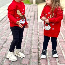 بلوز بافت اسپورت تک رنگ قرمز شیک و زیبا مناسب حدود سنی 1 تا 8 سال هم دخترونه هم پسرونه 