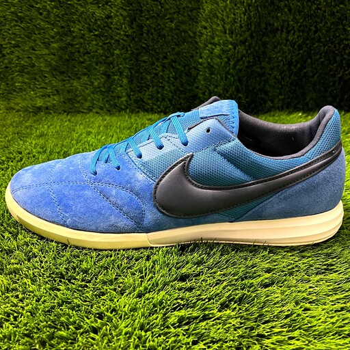 کفش فوتسال نایک مدل پریمیر سالا رنگ آبی (تضمین بالاترین کیفیت در میان محصولات مشابه های کپی)