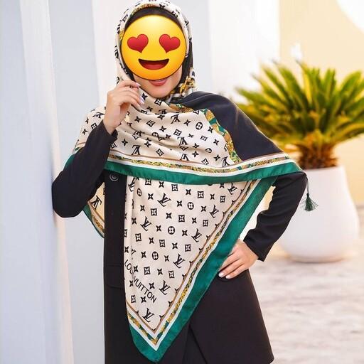 روسری نخی منگوله دار برند معروف و پرفروووش لویی ویتون 