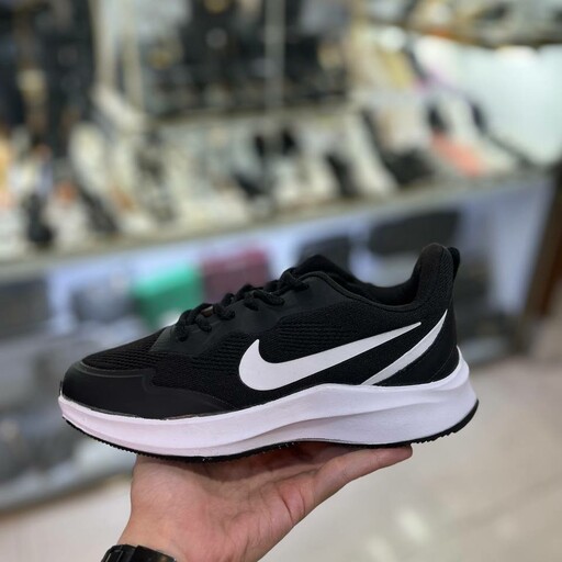 کتونی نایک زنانه دخترانه کفش ونس اسپورت اسپرت نایکی nike مشکی لژدار لژ دار طبی سبک راحت راحتی نرم ورزشی پیاده روی